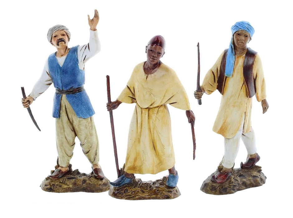 Pajes para Reyes Magos 12 cm. (3 piezas)