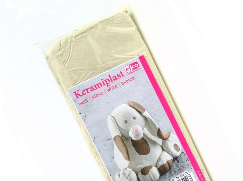 Pasta para modelar Keramiplast blanca