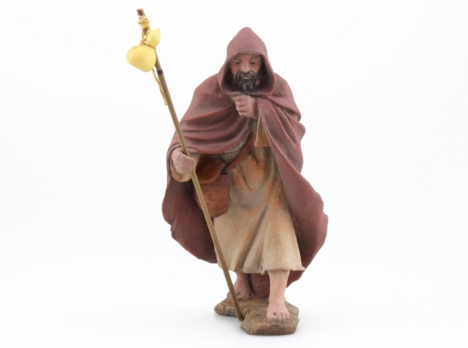Pastor andando - peregrino 9 cm.