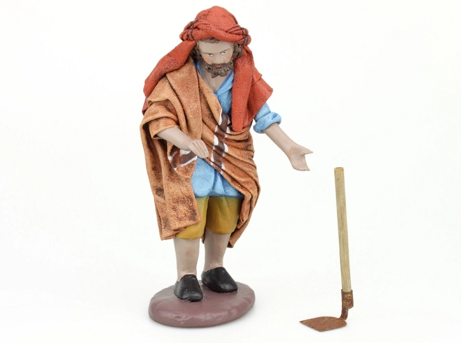 Pastor con azada 14 cm.