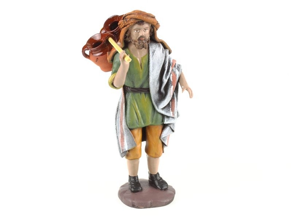 Pastor con cacharros 14 y 17 cm.