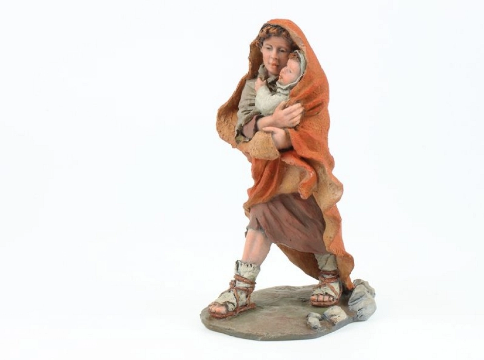 Pastor niño de camino 17 cm.