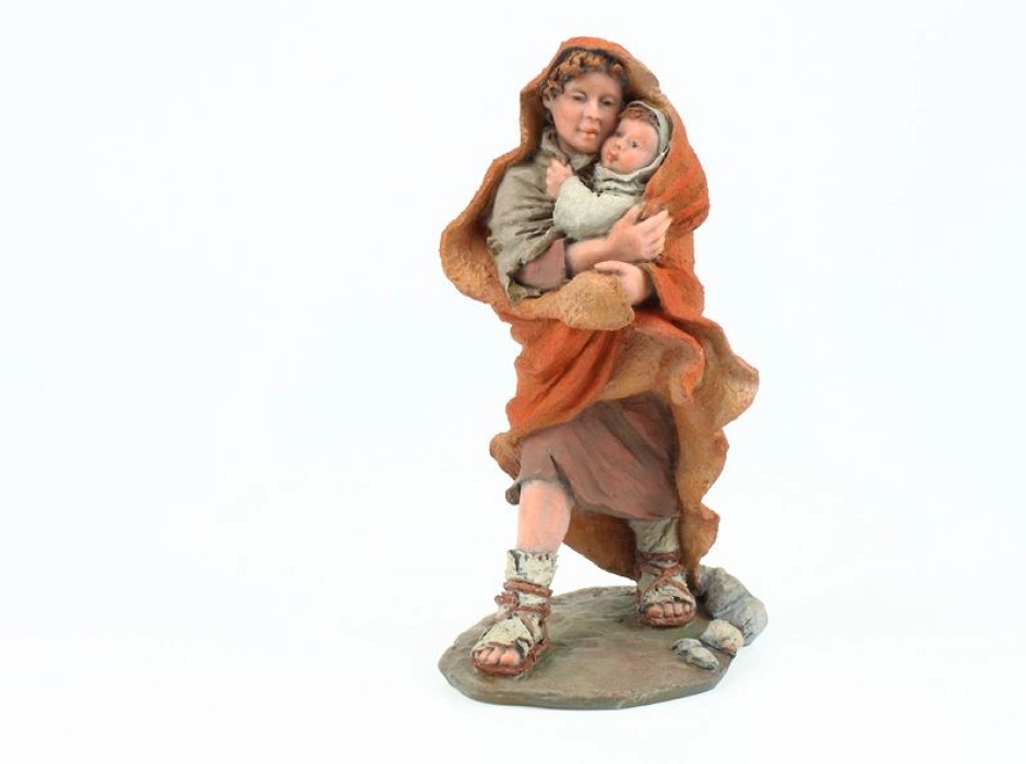 Pastor niño de camino 17 cm. Pastor niño de camino 17 cm.