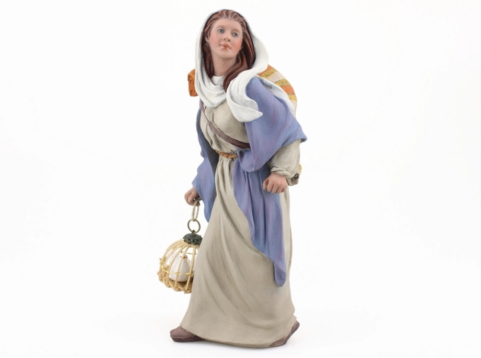 Pastora cargada 17 cm. Pastora cargada 17 cm.
