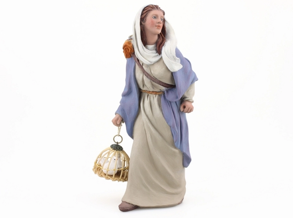 Pastora cargada 17 cm.