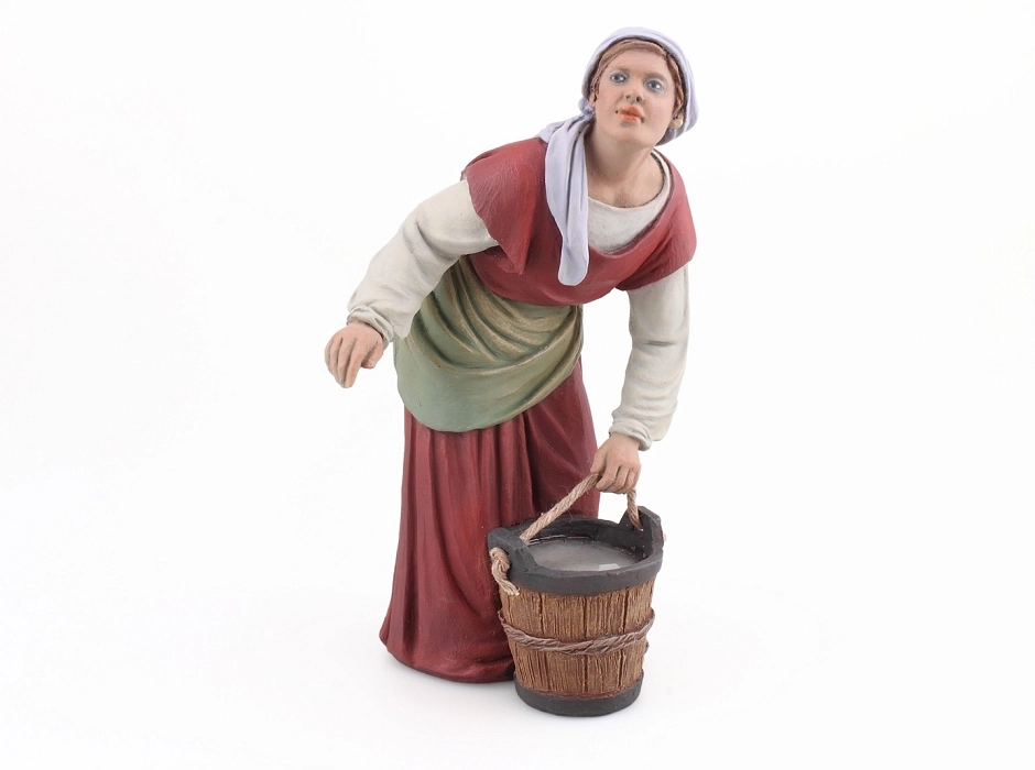 Pastora con cubo 20 cm. Pastora con cubo 20 cm.
