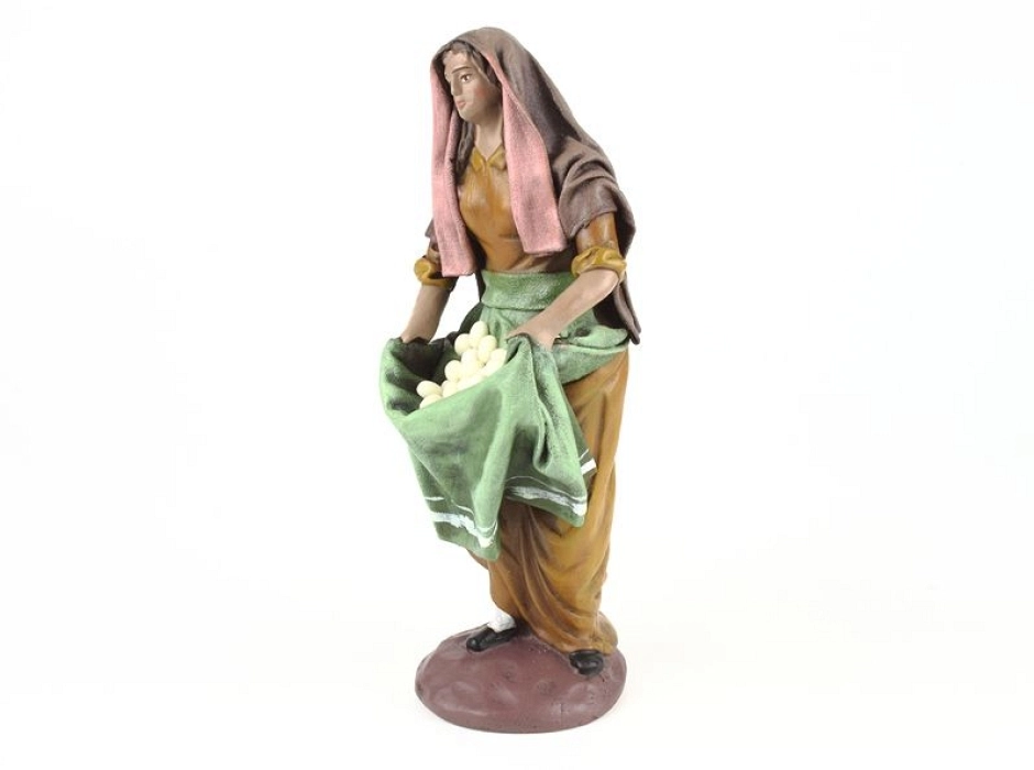 Pastora con huevos 17 cm.