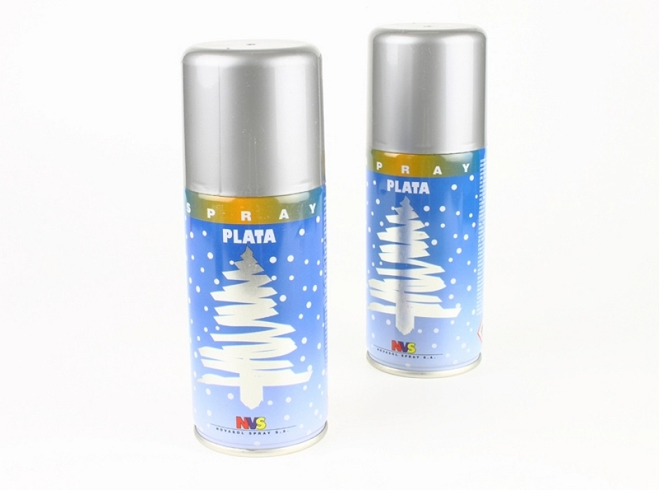 Pintura en spray plata
