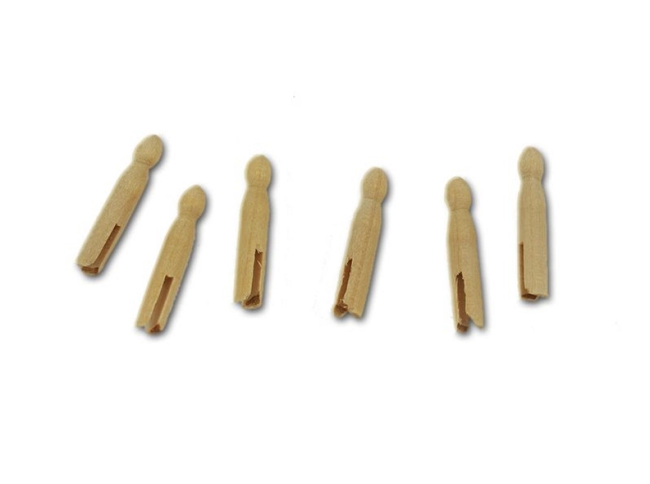 Pinzas antiguas para tender ropa (Bolsa 12 UNI.)