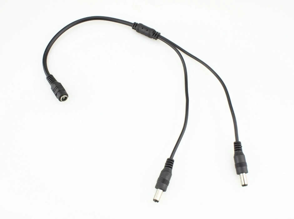 Prolongador 2 vías Jack 5.5×2.1 mm. 12V.