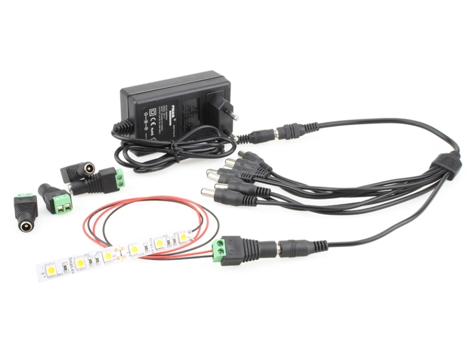 Prolongador 2 vías Jack 5.5×2.1 mm. 12V.