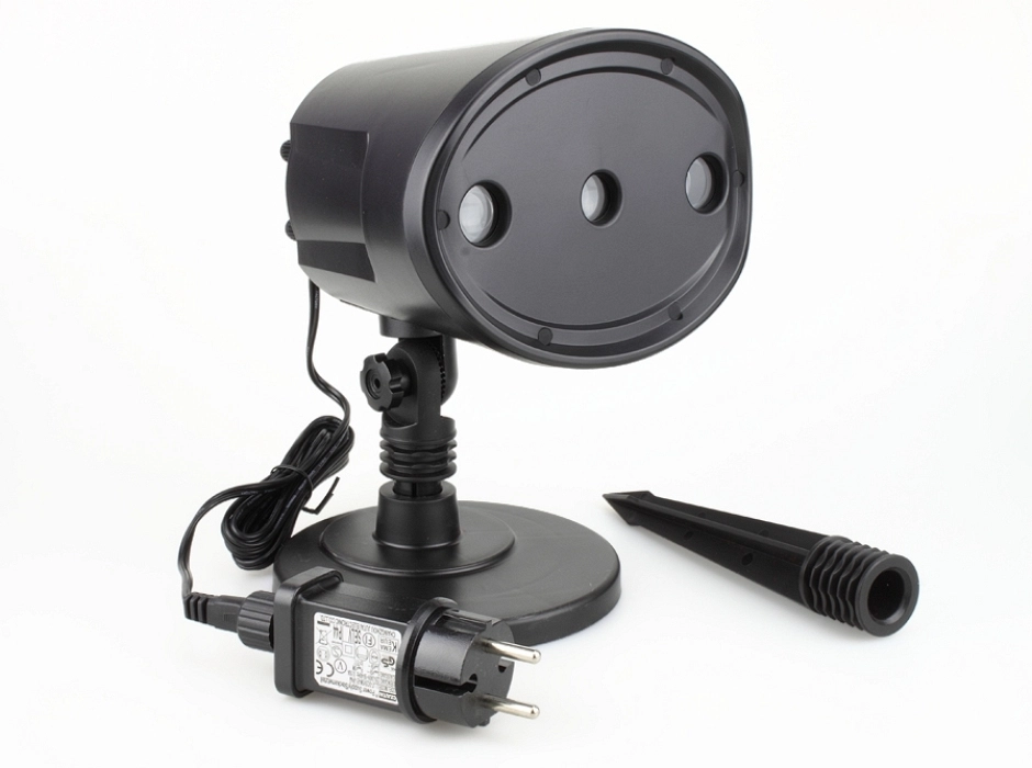 Proyector de rayos y truenos sincronizados
