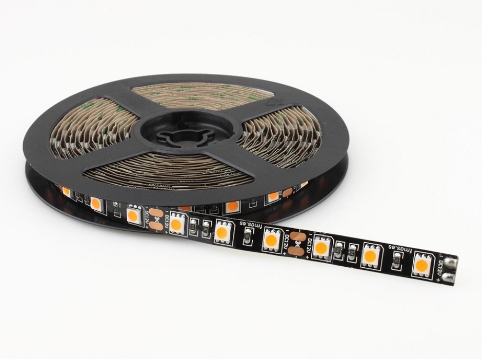 Rollo tira 300 LEDs (5 m.) Blanco extra cálido 12V.