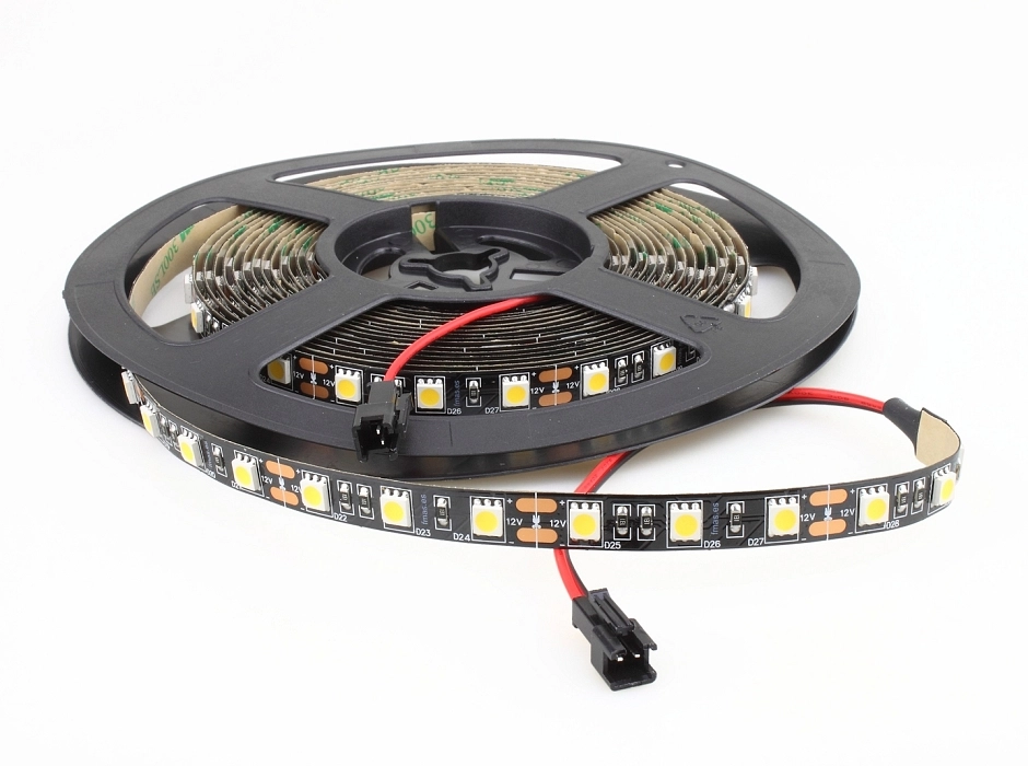 Rollo tira 300 LEDs (5 m.) Blanco natural 12V. 15,5W/m.