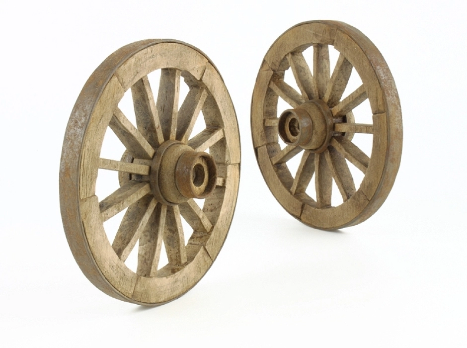 Rueda de carro Ø 9 cm.