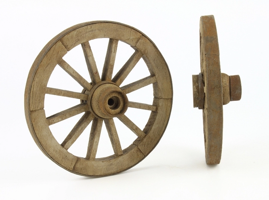 Rueda de carro Ø 9 cm.