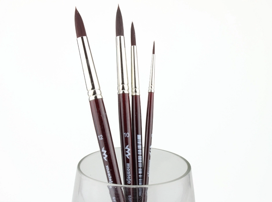 Set 4 pinceles redondos serie 460