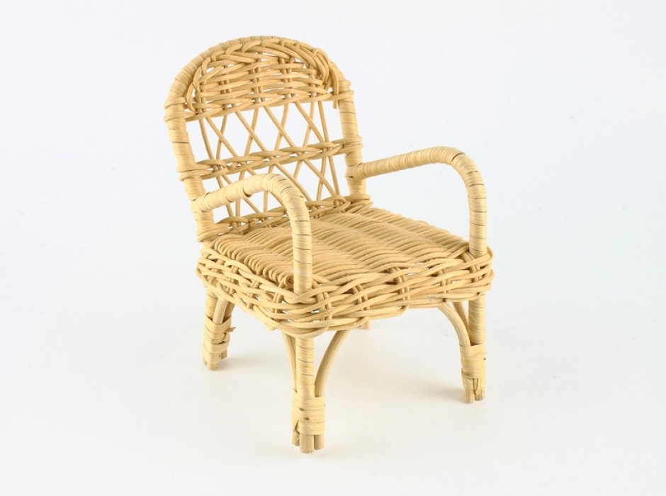 Sillón de mimbre