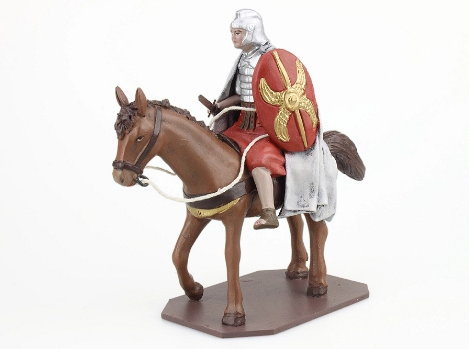 Soldado romano a caballo 12 cm. Soldado romano a caballo 12 cm.