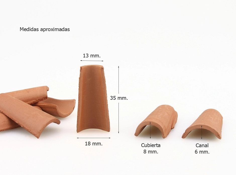 Teja árabe 3,5 cm. E. 1:14 (100 UNI.)