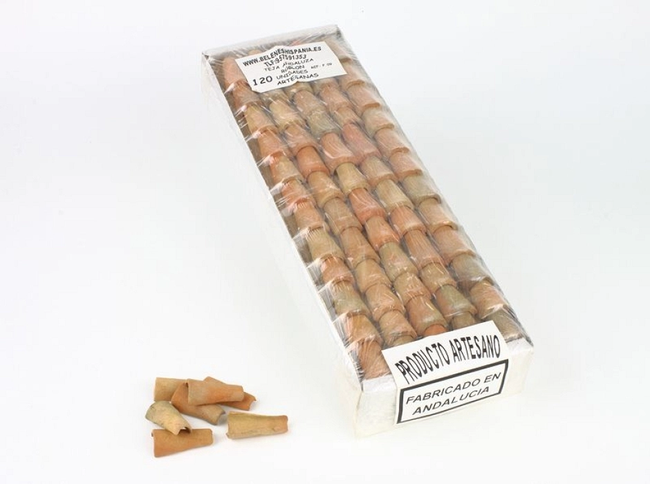 Teja roblón rústica 3 cm. (Caja 120 UNI.)