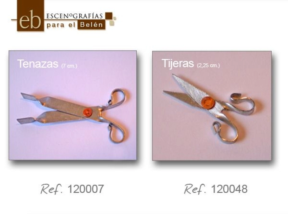 Tijeras de metal 3,5 cm.