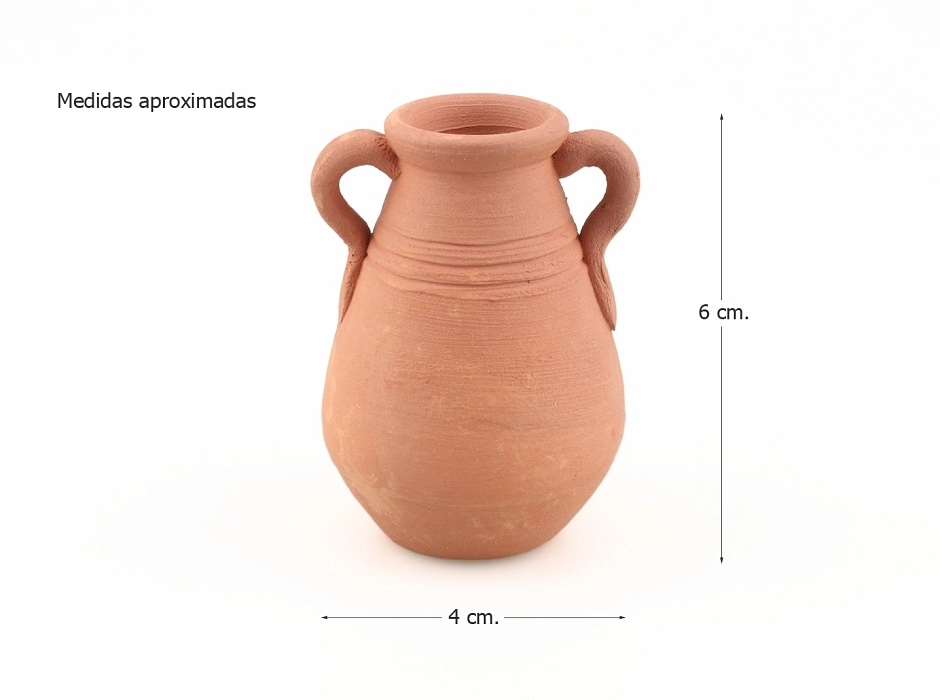 Tinaja cónica estriada 6 cm.