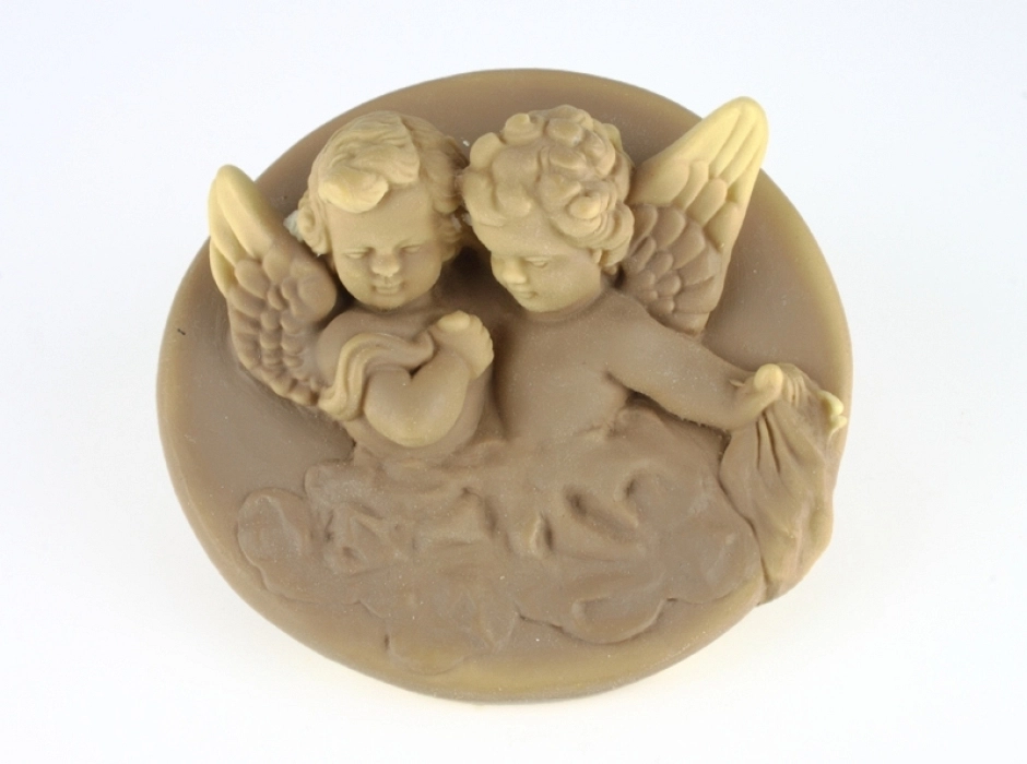 Tondo con angelitos (11,5 cm.)
