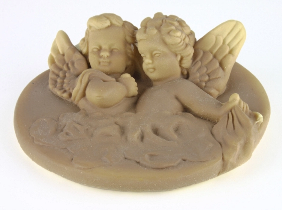 Tondo con angelitos (11,5 cm.)