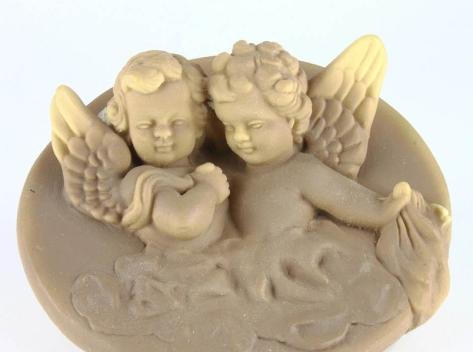 Tondo con angelitos (11,5 cm.)