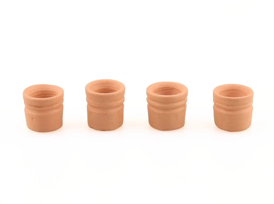 Vasos romanos 1 cm. (Bolsa 4 UNI.)
