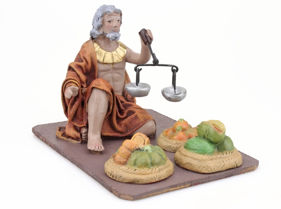 Vendedor de fruta egipcio 14 cm. Vendedor de fruta egipcio 14 cm.