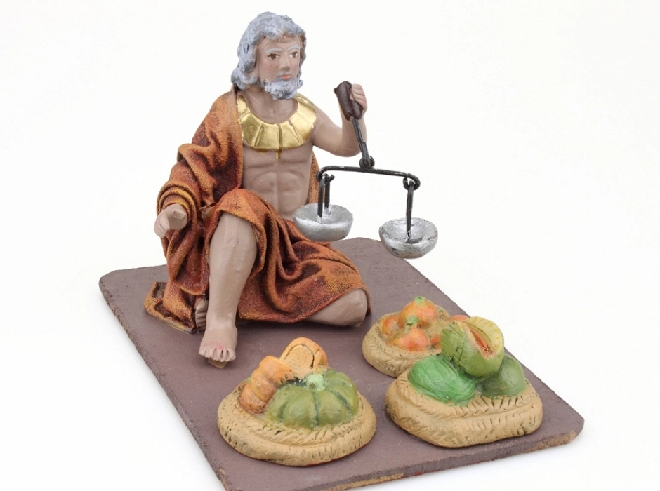 Vendedor de fruta egipcio 14 cm.
